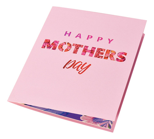 Tarjeta De Felicitación Tridimensional Y Happy Mother's Day
