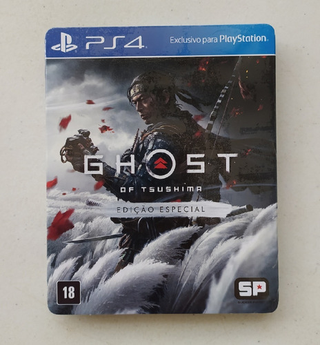 Jogo Ghost Of Tsushima - Ps4 - Edição Especial - Steelbook 