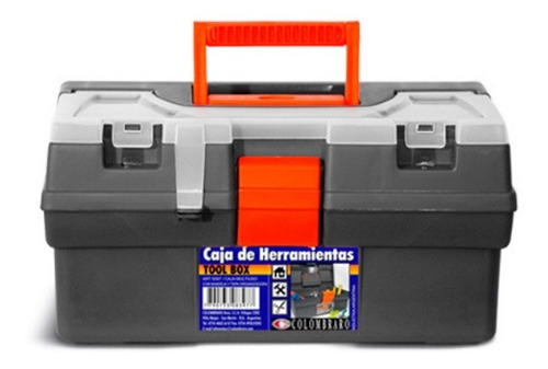 Caja De Herramientas N2 Con Organizador Art 8397 Colombraro