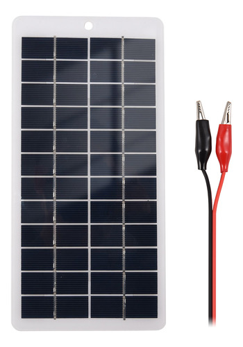 Panel Solar 5w 12v Cargador Solar Portátil Alta Eficiencia C