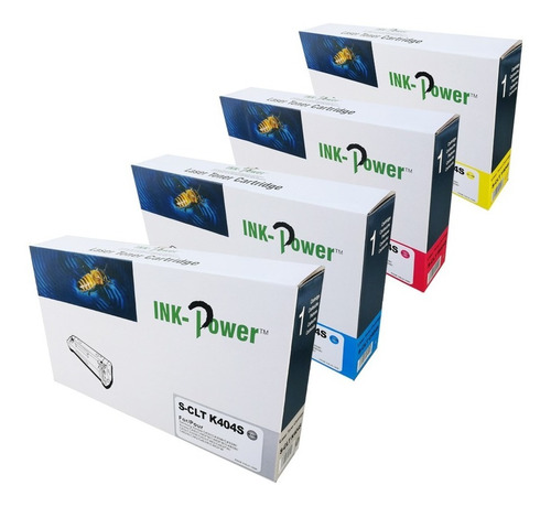 Kit 4 Toner Clt 404 K404s C404s M404s Y404s Ink-power