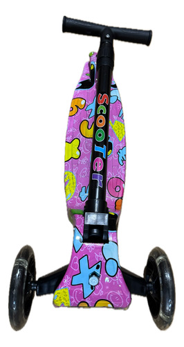 Patin Scooter Infantil Monopatin Diseño 3 Ruedas Con Luces