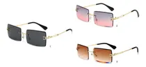 Comprar Lentes De Dama Caballero Rectangulares Aesthetic Vintage 
