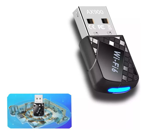 Antena Adaptador Inalámbricos Usb Wifi 600 Mbps 5g/2.4g