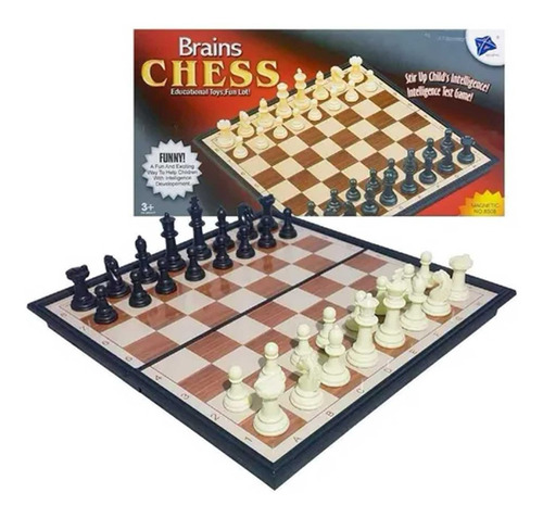 Tablero Ajedrez Magnético Juego De Mesa Chess 25x25