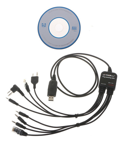 Cable De Programación Usb 8 En 1 Para Baofeng Kenwood Tyt Qy