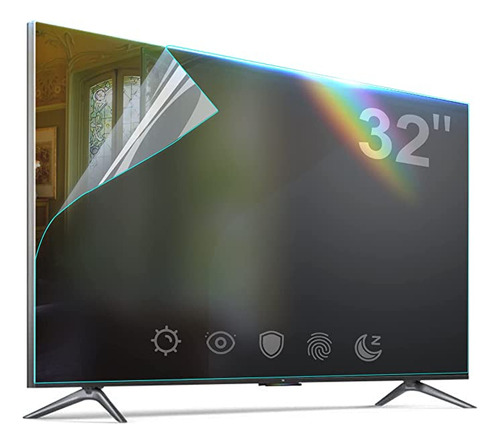 Zuonyut Protector De Pantalla De Tv Antirreflejos Para 32 P.