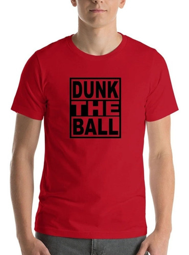 Polera Basketball Dunk The Ball Clavada Mate Baloncesto
