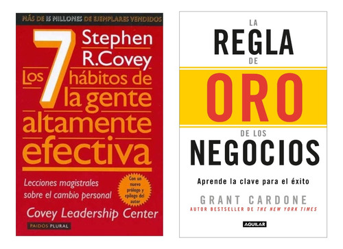 7 Hábitos Gente Efectiva R + La Regla De Oro De Negocios