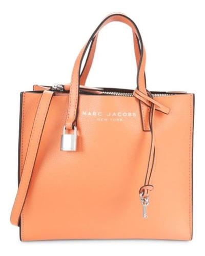 Marc Jacobs Mmini Grind Melon Naranja Con Herrajes Dorados M