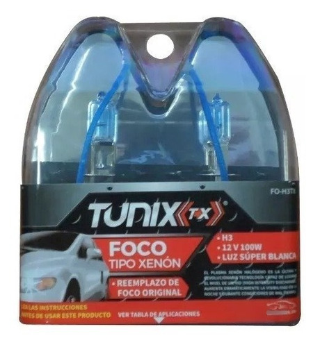 Foco Halogeno H3 Tipo Xenon 2 Piezas Caja Acrilica