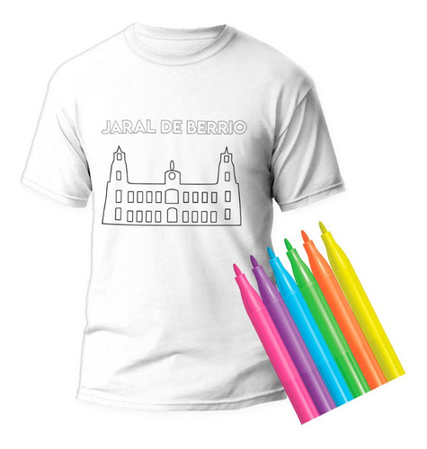 Playera Hacienda Jaral De Berrio Niños Para Colorear