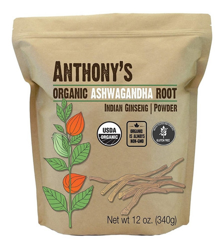 Ashwagandha Orgánica En Polvo