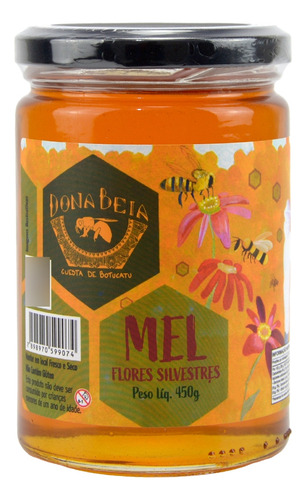 Mel Puro Silvestre 450g E Extrato Propolis Verde 30ml Abelha