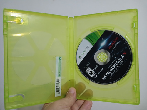 Jogo Xbox 360 Metal Gear Solid V Ground Zeroes M.fisica Leia (Usado)
