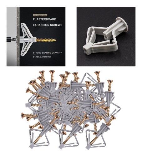 Jj Kit De Fixação De Parede De Gesso Para Parafuso Estilo 2