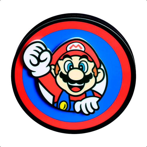 Luminária De Mesa Led Usb Decorativa Super Mario
