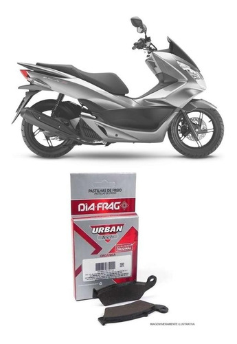 Pastilha Dianteira Dia-frag Honda Pcx 2013-2020 Dfp-20848