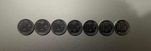 Monedas 10 Centavos Octuple 1992/93/94/95/96/97/98