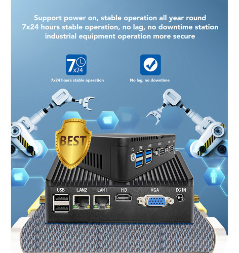 Mini Cpu Para Juegos J4125 Ddr4 8 G, Industrial, Doble, Sin