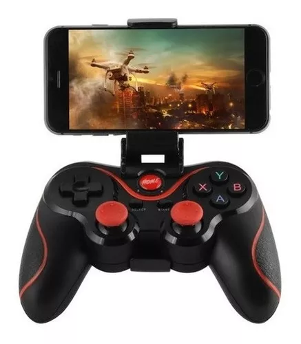 Palanca de mando móvil Gamepad del regulador del juego de Bluetooth, para  el enchufe y el juego de b Macarena Gamepad del teléfono