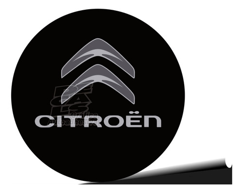 Calco Citroen Para Cubre Ruedas De Lona O Rígido