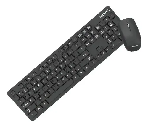 Combo Teclado Y Mouse Inalambrico Philips C602 Español Pc