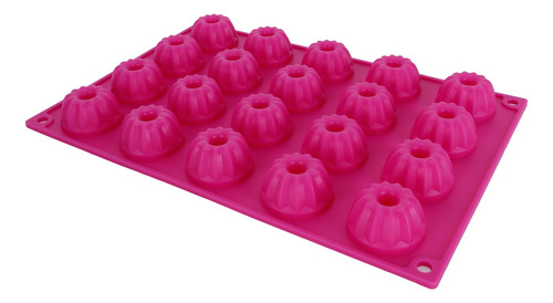 Molde Para Tartas, De Silicona, Color Rojo Rosado, Antiadher