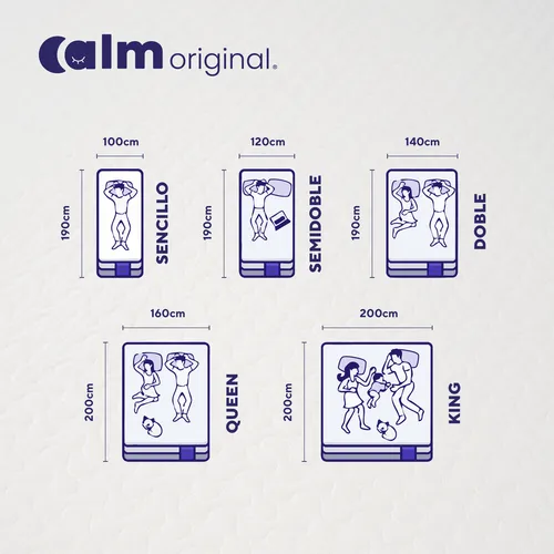 Colchón Calm Original Queen | Memory Foam