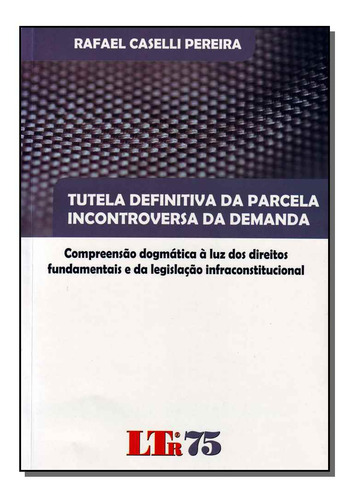 Libro Tutela Definitiva Da Parcela Incontr Demanda 11 De Per