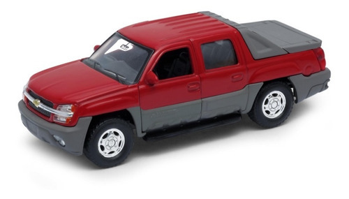Welly 1:34 2002 Chevrolet Avalanche Rojo 42314cw
