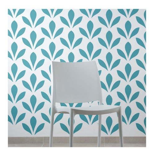 Stencil Deco Floral Pared 50x60cm Dam205 Noreste Ideas