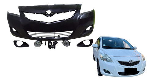 Parachoque Toyota Yaris Sedan 2010-2011-2012+ Kit Neblineros