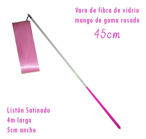 Streamer 45cm - Danza Gimnasia Ballet - Vara Heraldo Liston