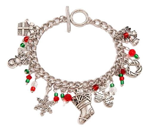 2 Pulsera Navideña, Regalo, Decoración Única, Artesanía