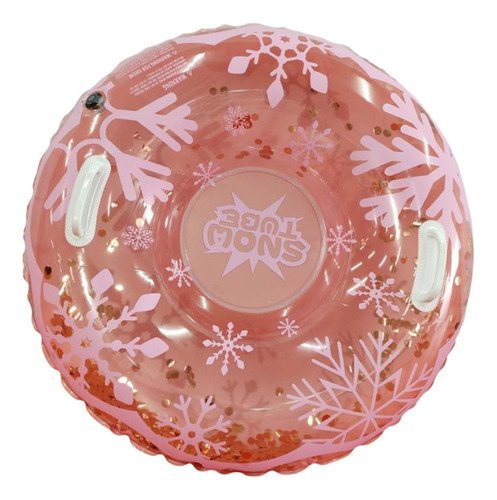 Tubo De Nieve Inflable Trineo De Nieve Inflable Rosa