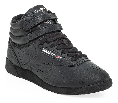 Zapatillas Reebok Freestyle Hi Negras Botitas Aerobics 