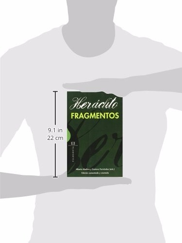Heráclito Fragmentos Editorial Encuentro Tapa Blanda