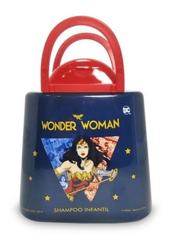 Shampoo Infantil En Carterita Wonder Woman