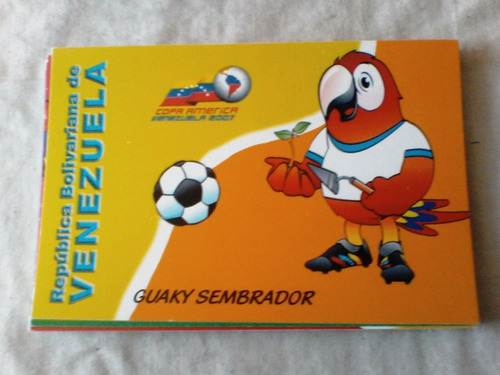 Postales Venezuela Copa América Guaky Actividades 2007