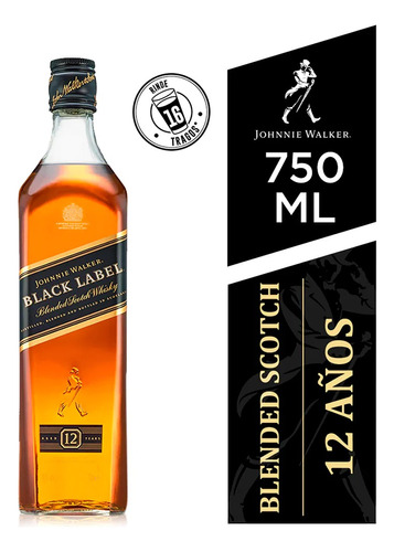 Whisky Johnnie Walker Black 750ml