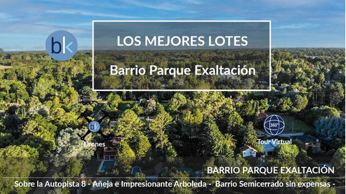 Tu Lote En Barrio Parque Exaltación!