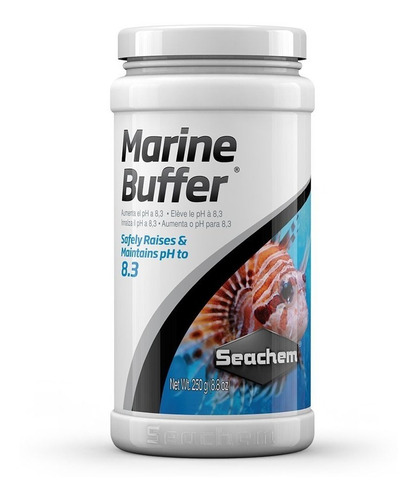 Seachem Marine Buffer 250gr Mantiene El Ph 8.3 En Marinos