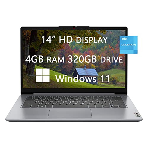 Lenovo Ideapad 1i - Portátil 14  Hd, Intel Celer