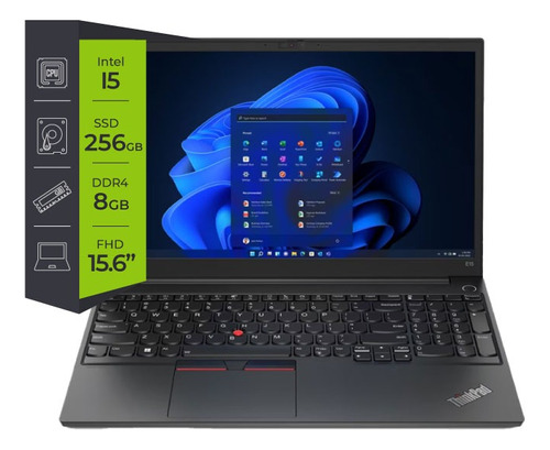 Notebook Lenovo Thinkpad E15 I5 1235u 8g Ssd 256g 15.6 Venex