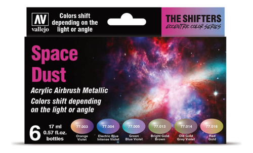 Vallejo 77091 Space Dust Colores Galaxia Contraste Cromatico