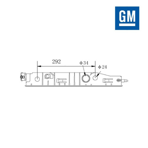 Tanque De Plastico Para Radiador Camaro 3.3l V6 93