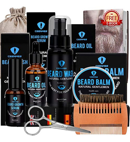 Kit De Cuidado De Barba Con Aceite Para Barba Bálsamo De Bar