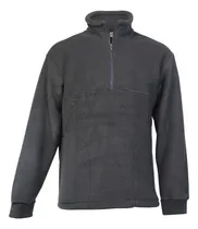 Comprar Buzo 1\u002F2 Cierre Abrigo Polar Anti Pilling Uniformes Gris