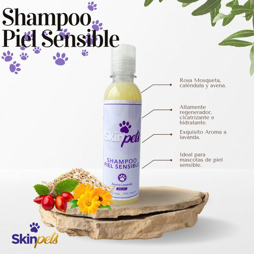 Shampoo Skinpets Para Perros Y Gatos